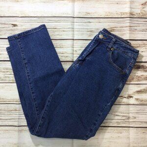 JustFab Just Fab Straight Leg Blue Jeans
